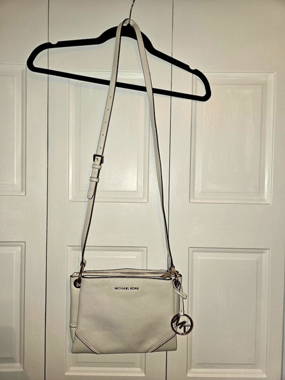 Michael Kors White Crossbody Bag
